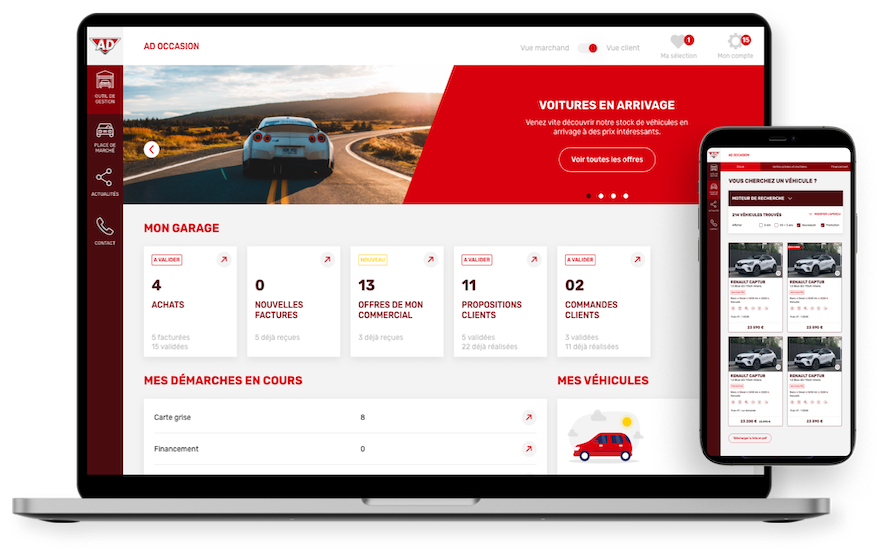 Aperçu de l'espace personnel